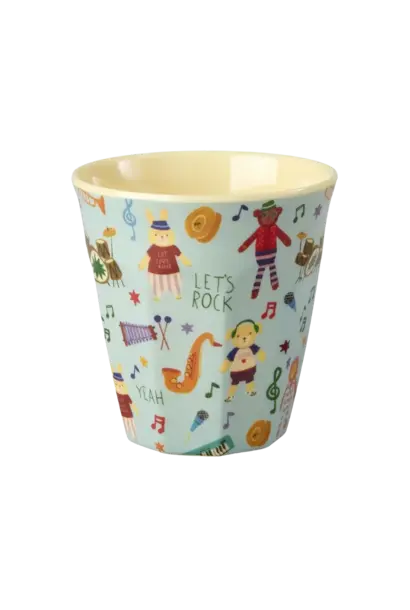 drinkbeker 250ml - music band - mint