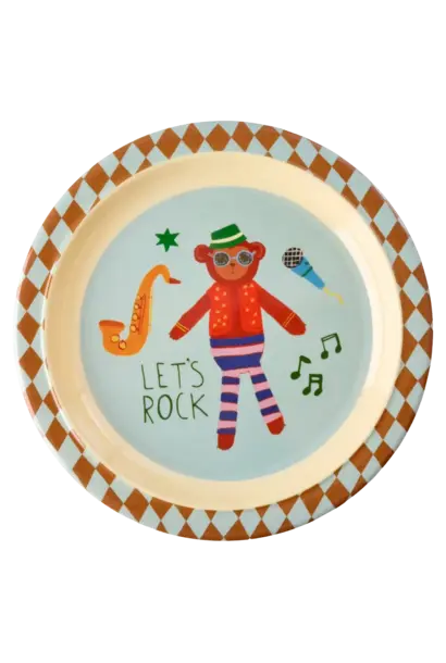 bord ø22cm - music band - mint