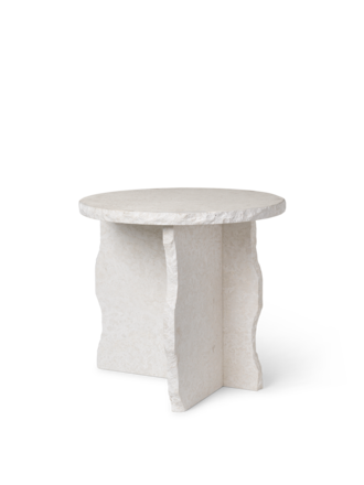 ferm Living Mineral sculptural table - Bianco curia ferm Living Mineral sculptural table - Bianco curia