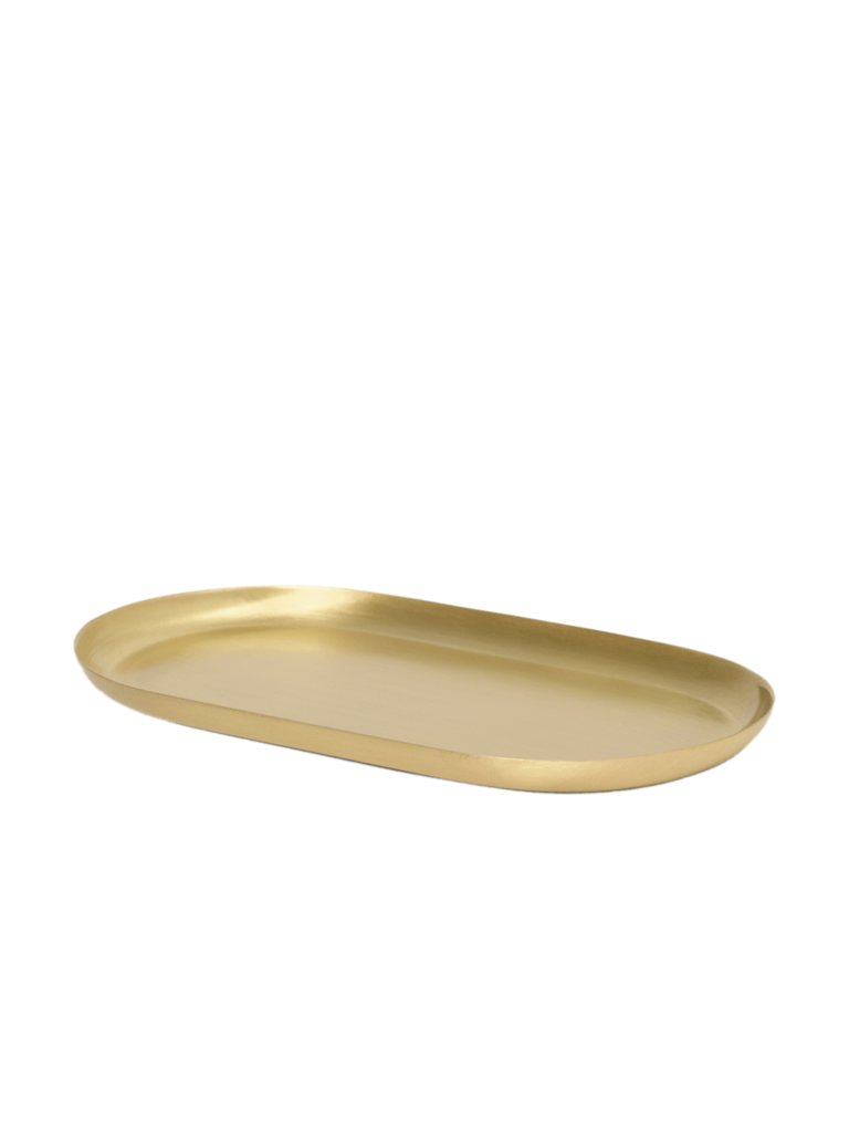 ferm Living Basho Tray - Brass - Oval