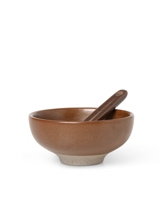 ferm Living Petite salt set - Chocolate