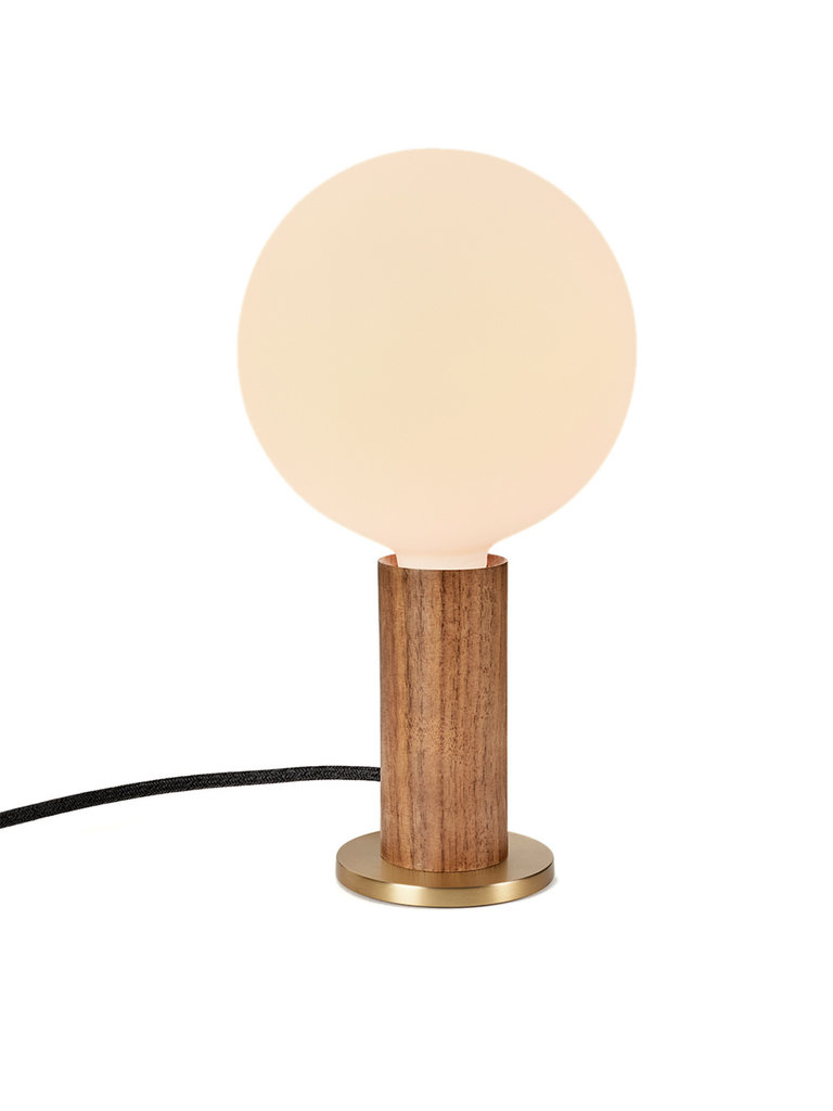 Tala Knuckle Walnut Table Lamp + Sphere bulb IV