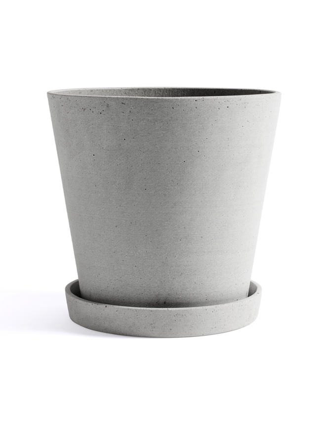 Flowerpot with saucer - XXXL - - espoo. design store