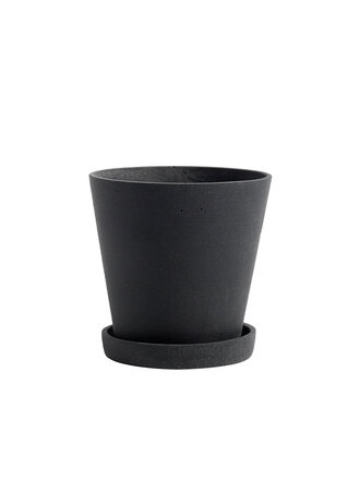 Flowerpot with saucer - M Flowerpot with saucer - M