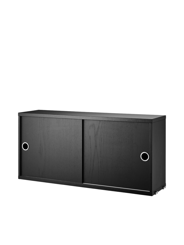 String Cabinet with sliding doors - D30 cm