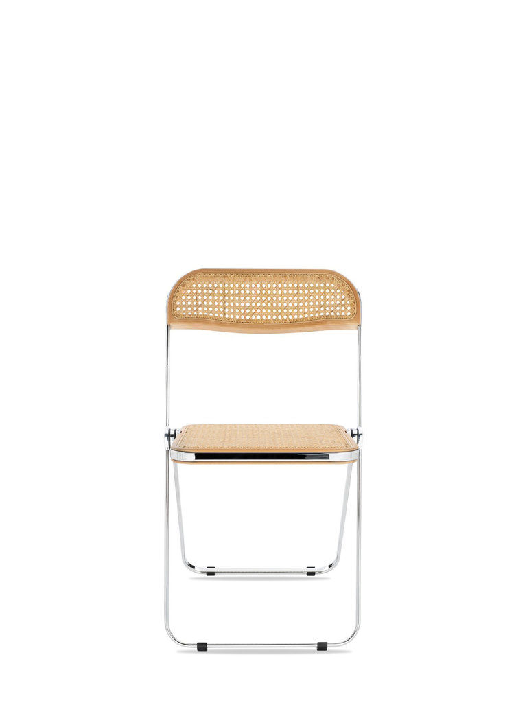Anonima Castelli Plia Chair - Cane/Vienna Straw