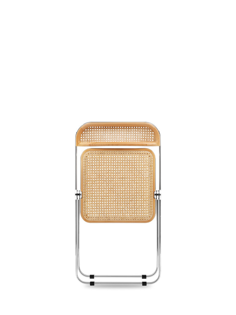 Anonima Castelli Plia Chair - Cane/Vienna Straw