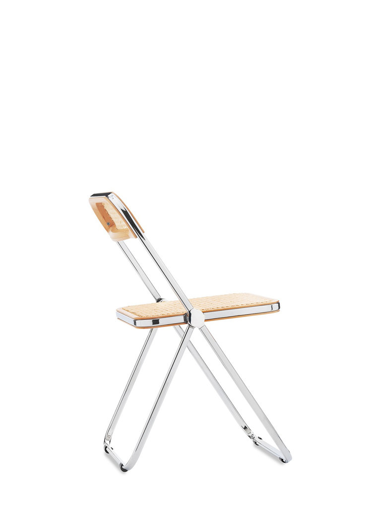 Anonima Castelli Plia Chair - Cane/Vienna Straw