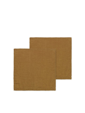 ferm Living Linen Napkins - Set of 2 ferm Living Linen Napkins - Set of 2