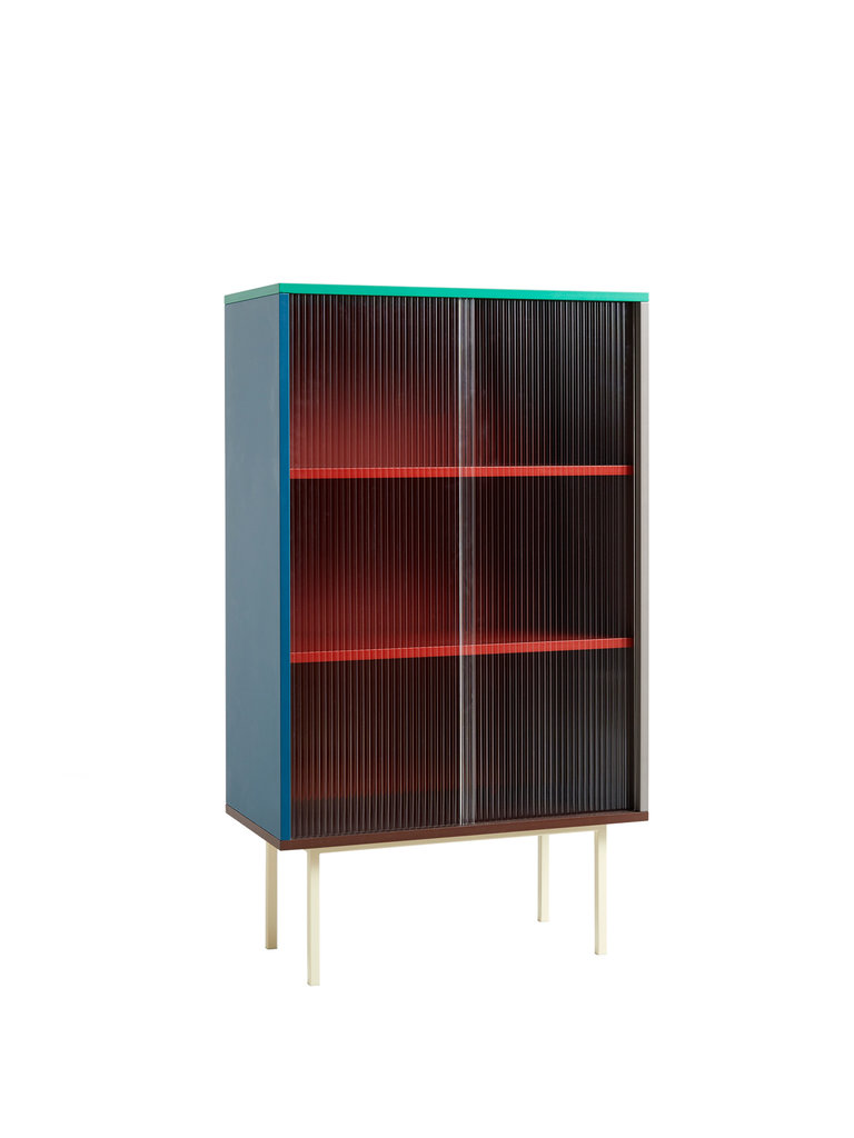 HAY Colour cabinet w/ glass door - Tall