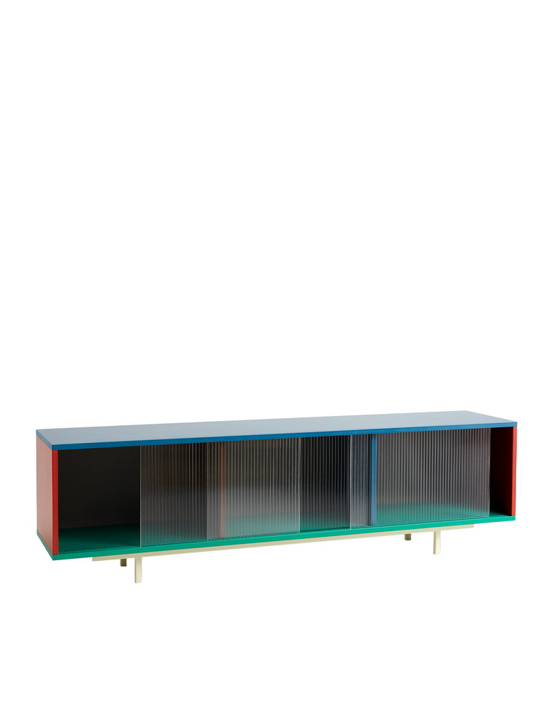 HAY Colour cabinet w/ glass door - L - Multi