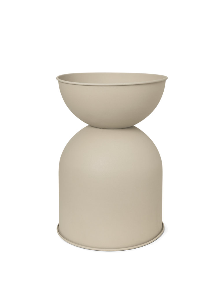 ferm Living Hourglass pot - Cashmere