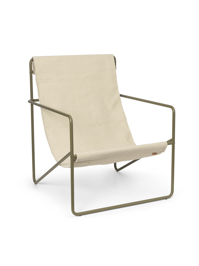 ferm Living Desert lounge chair - Olive base