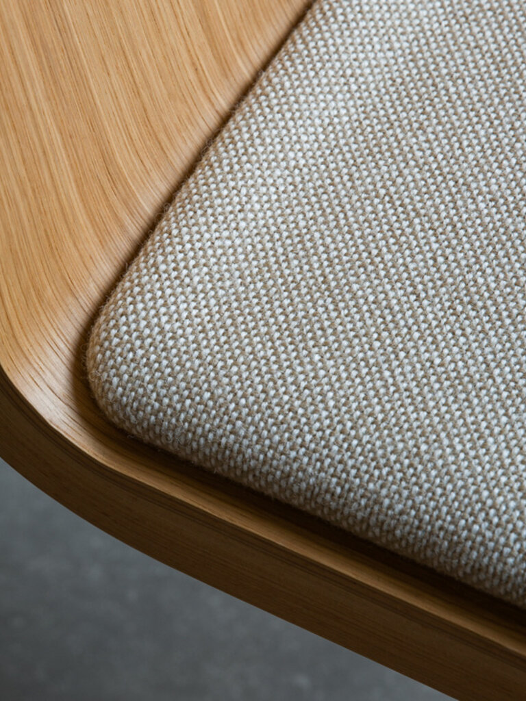 Audo Ready dining chair - seat upholstered