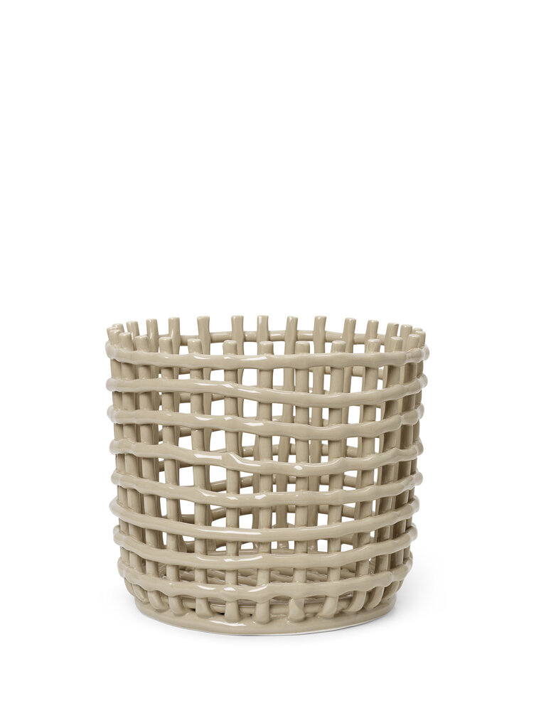 ferm Living Ceramic Basket - Large