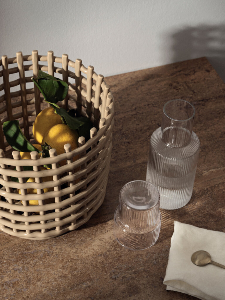 ferm Living Ceramic Basket - Large