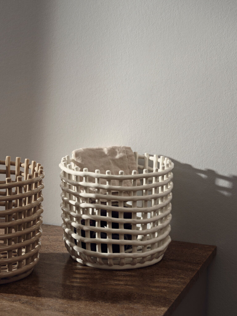 ferm Living Ceramic Basket - Large