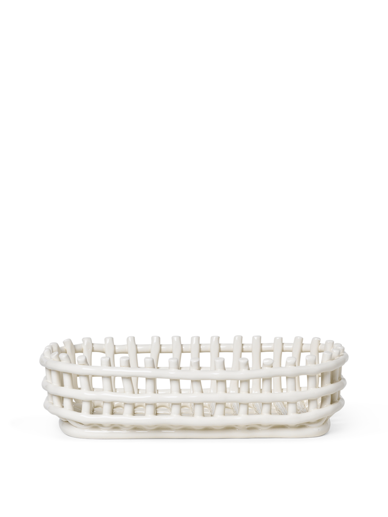 ferm Living Ceramic Basket - Oval