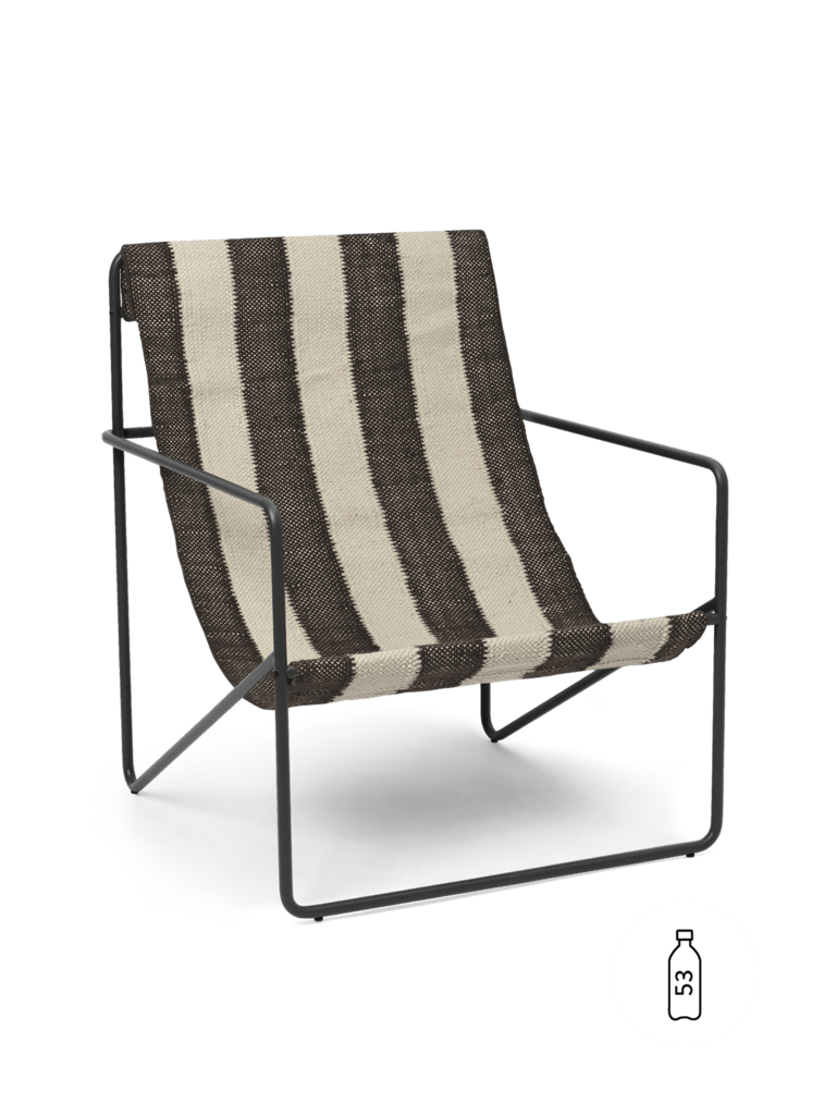 ferm Living Desert Lounge Chair - Black base