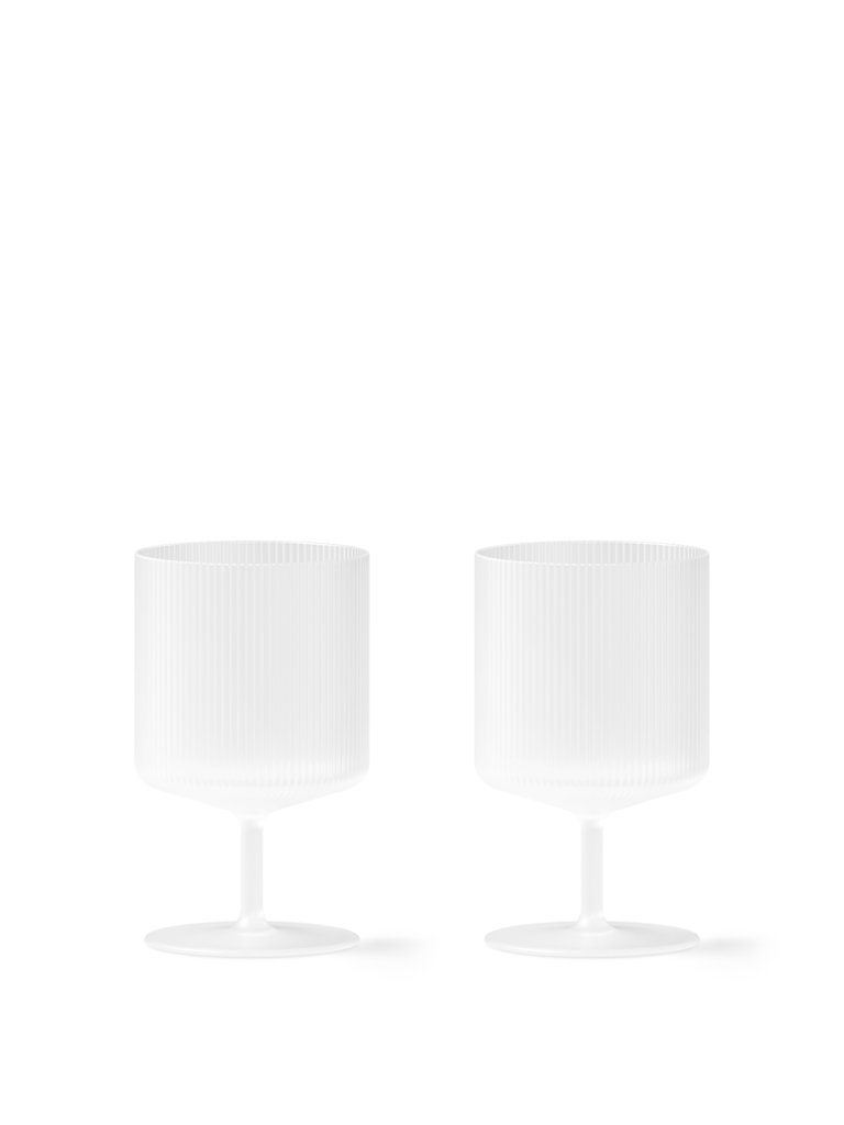 ferm Living Ripple Wine Glasses - Set of 2