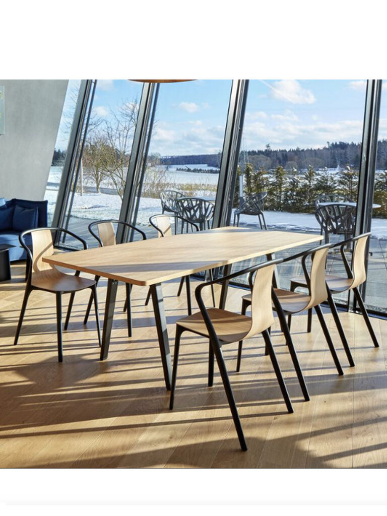 Vitra Belleville Armchair Wood