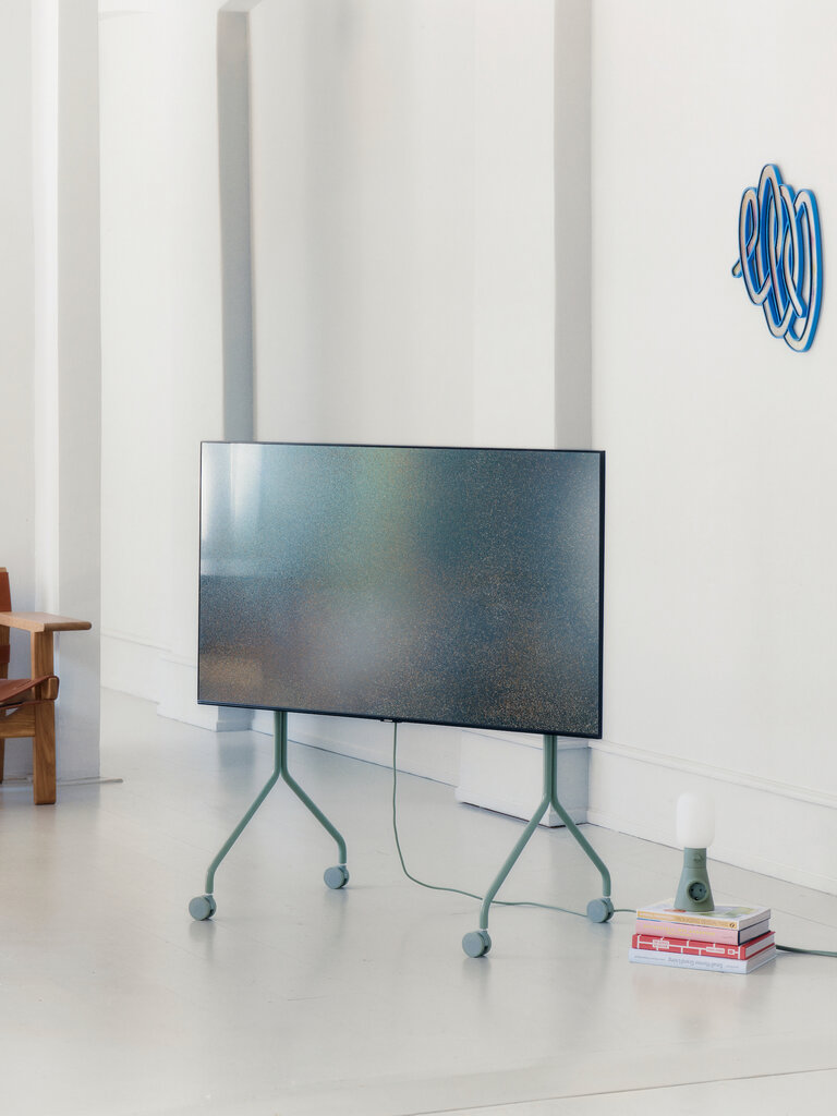 Pedestal TV Stand - Moon Rollin'