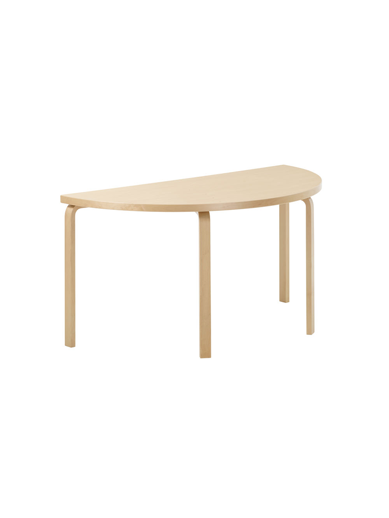 Artek Aalto Table 96 (Ø150 cm, half-round)