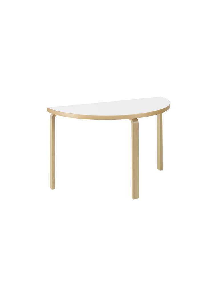 Artek Aalto Table 95 (Ø120 cm, half-round)