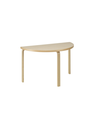 Artek Aalto Table 95 (Ø120 cm, half-round)