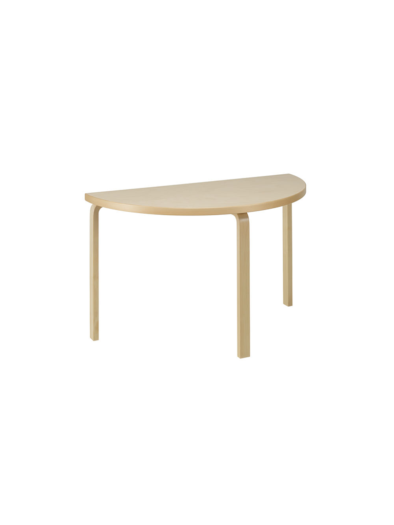 Artek Aalto Table 95 (Ø120 cm, half-round)