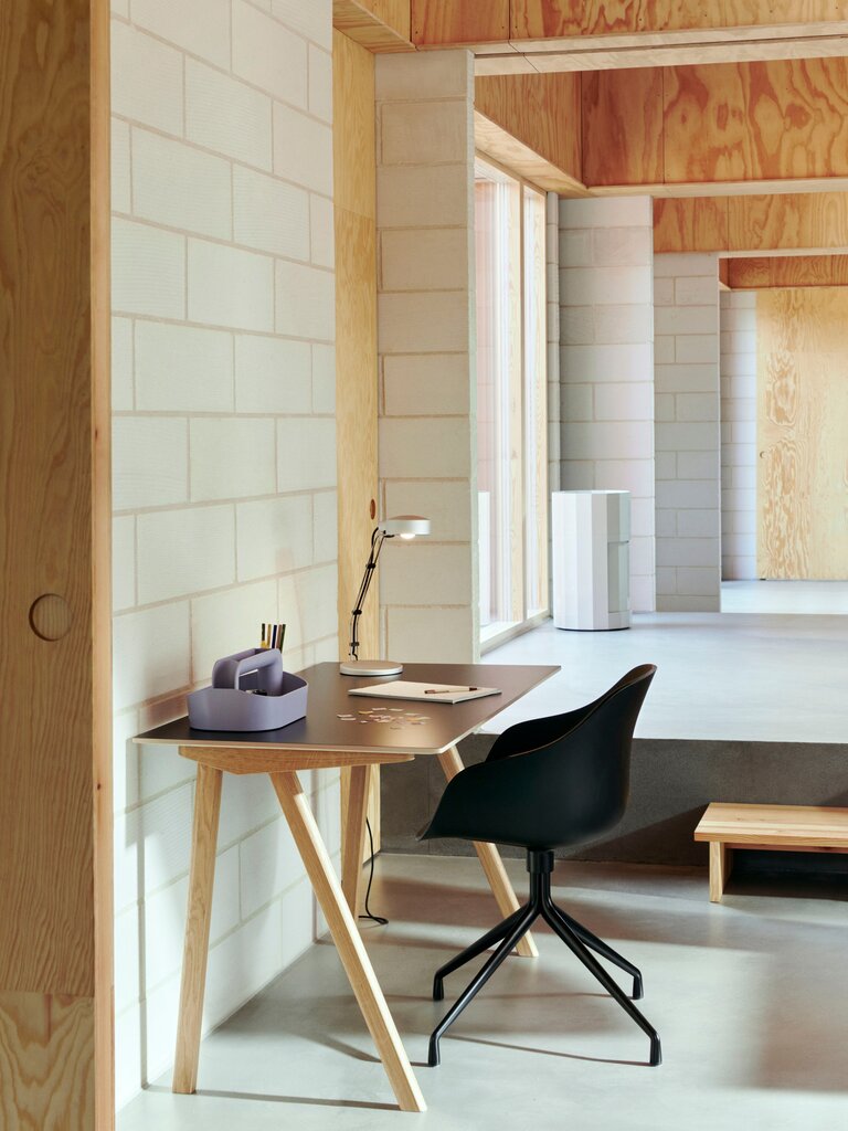 HAY CPH 90 - Deep blue lacquered  base