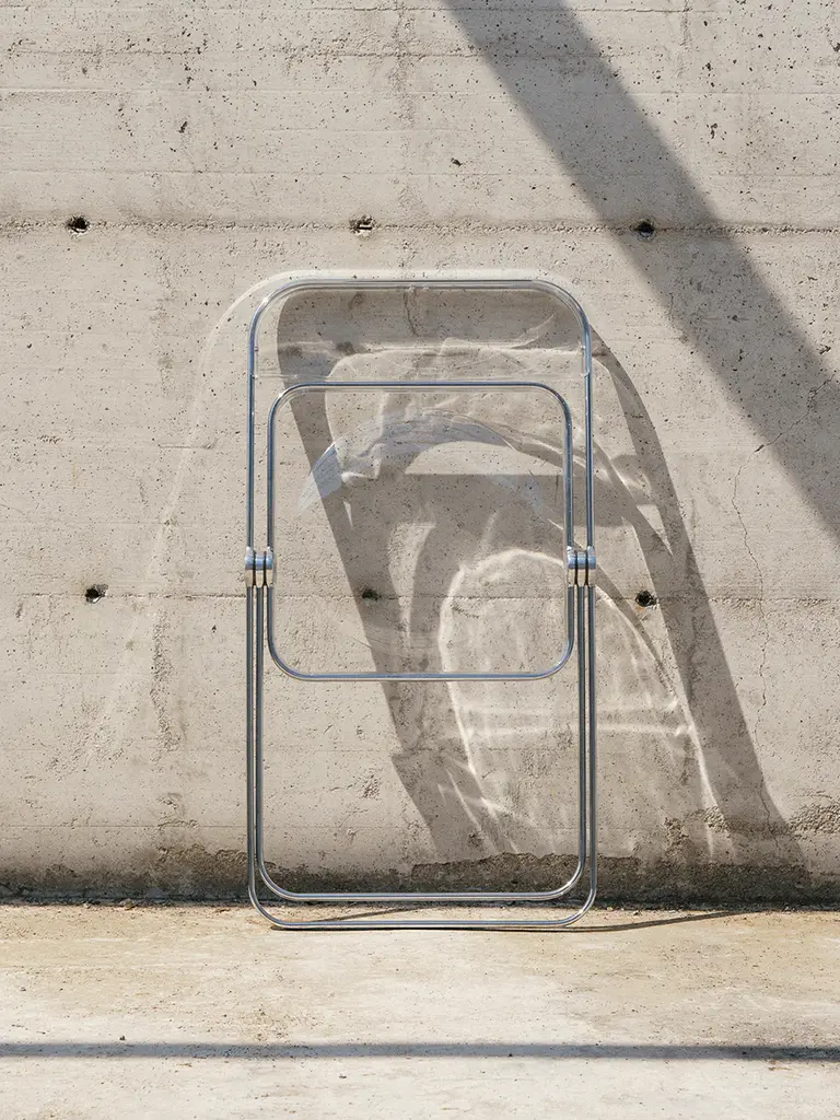Anonima Castelli Plia Chair - Transparant/Chrome