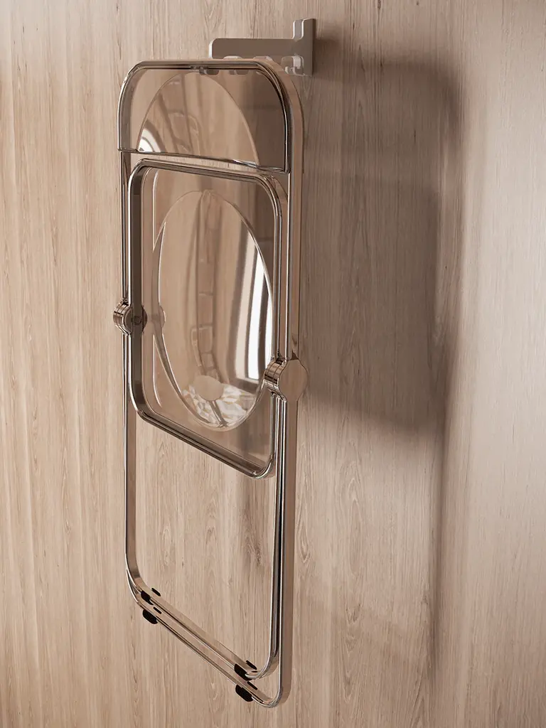 Anonima Castelli Plia Chair - Transparant/Chrome