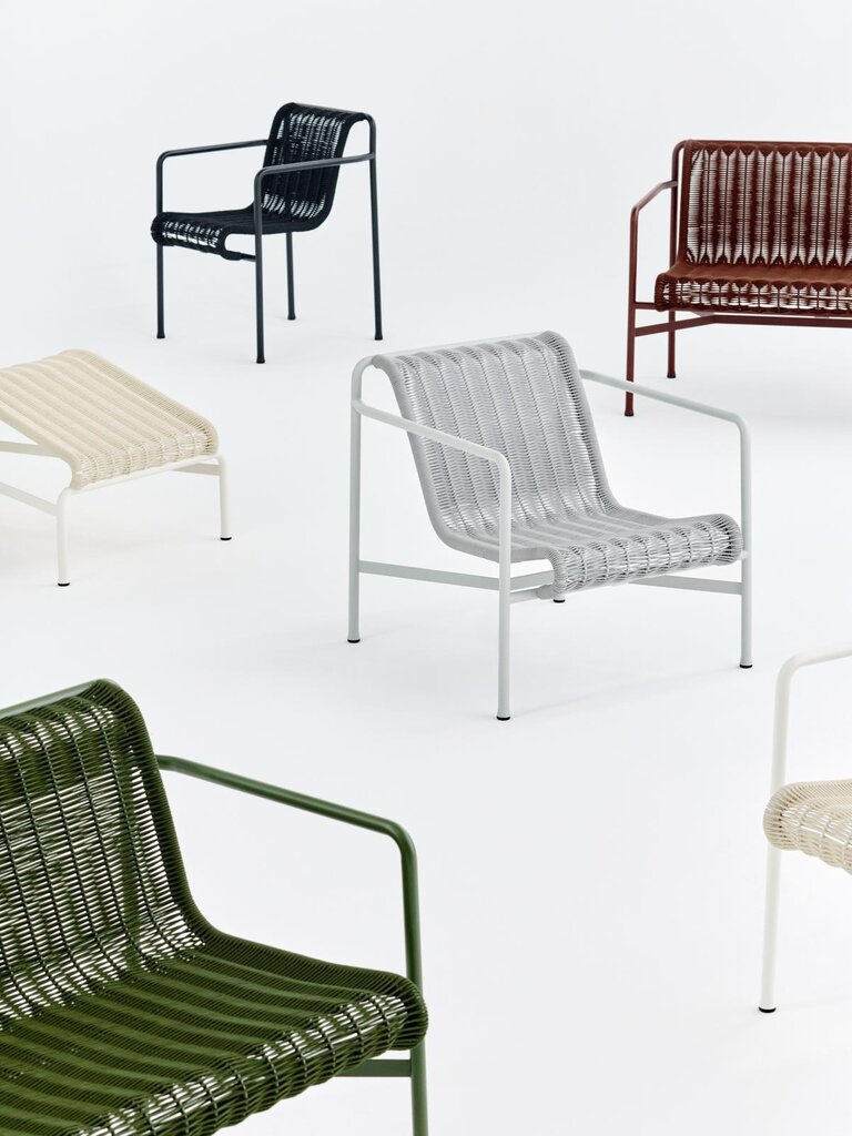 HAY Palissade Cord - Lounge Chair Low