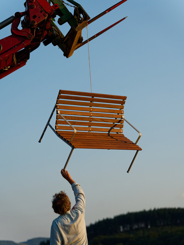 HAY Traverse Lounge Bench with Arm
