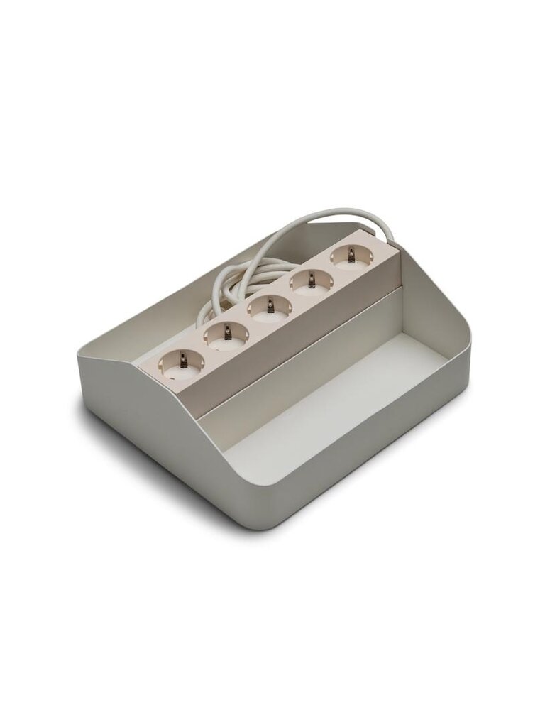 Pedestal Power Tray Double