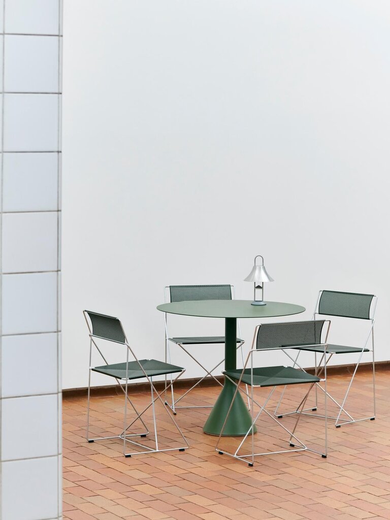 HAY X-Line Chair - Galvanised Base