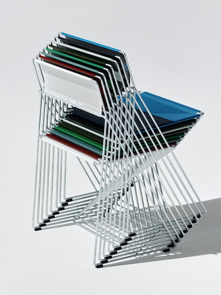 HAY X-Line Chair - Galvanised Base