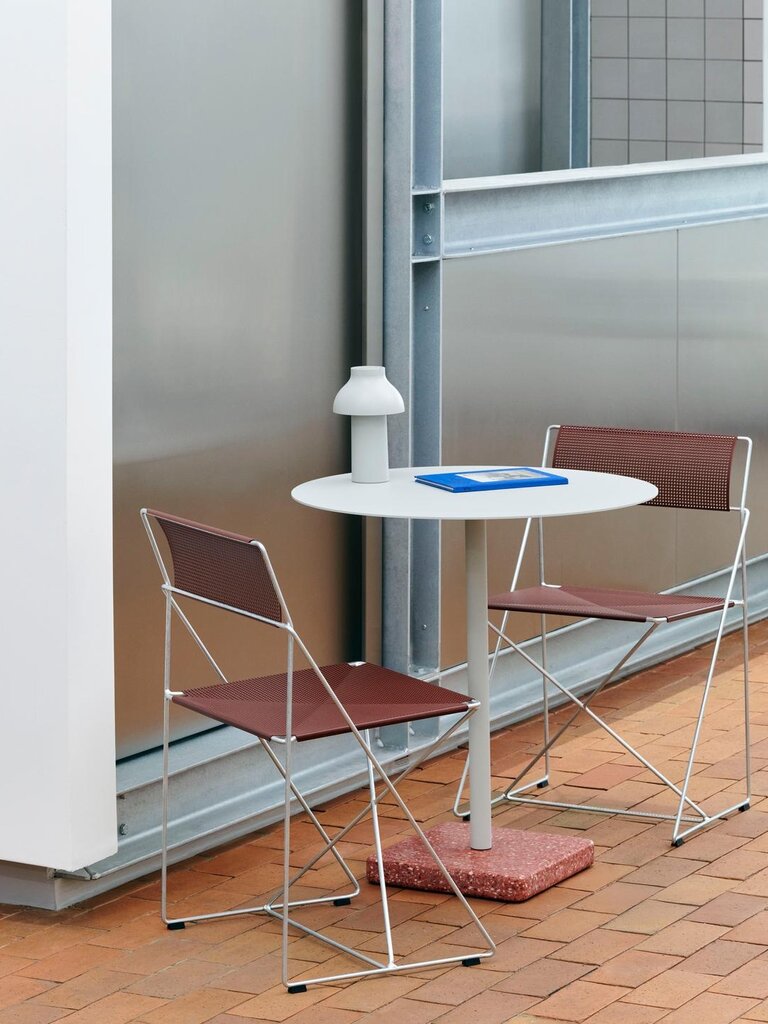 HAY X-Line Chair - Galvanised Base