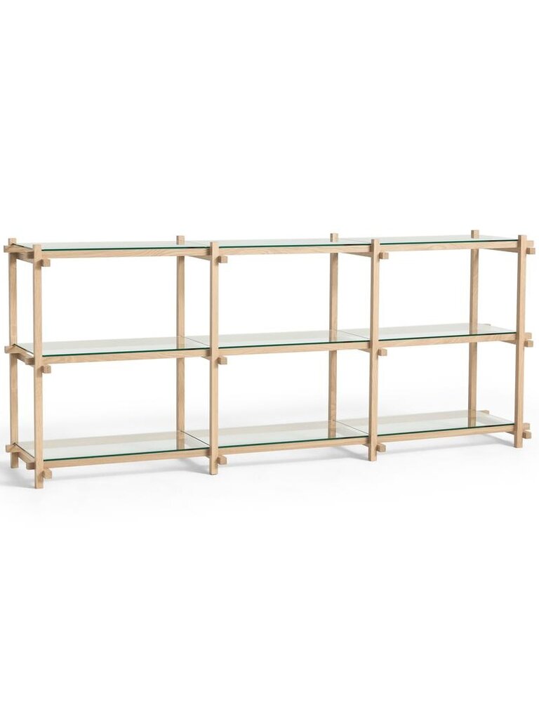 HAY Woody Shelving - Glass Shelves