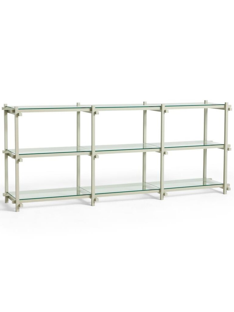 HAY Woody Shelving - Glass Shelves