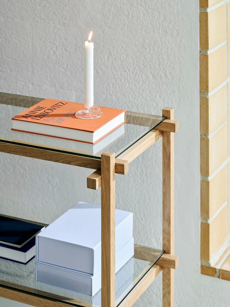 HAY Woody Shelving - Glass Shelves