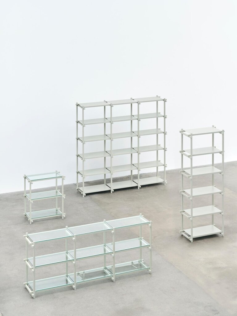 HAY Woody Shelving - Glass Shelves