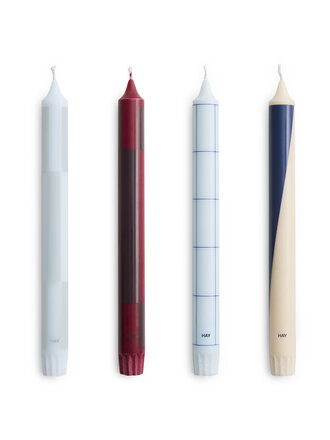 HAY Pattern Candle - Set of 4