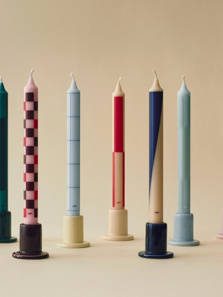 HAY Pattern Candle - Set of 4