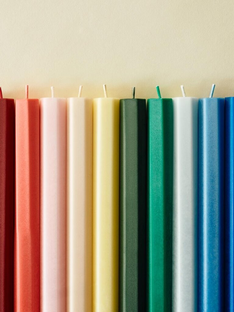 HAY Hexagon Candle - Set Of 4
