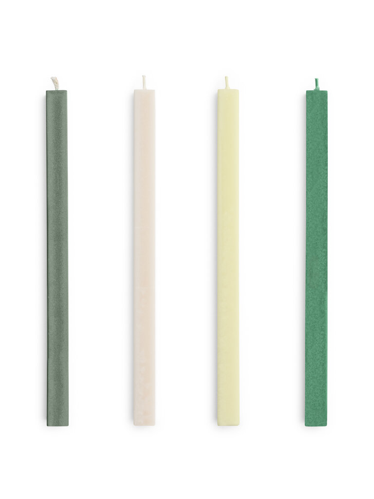 HAY Square Candle - Set of 4
