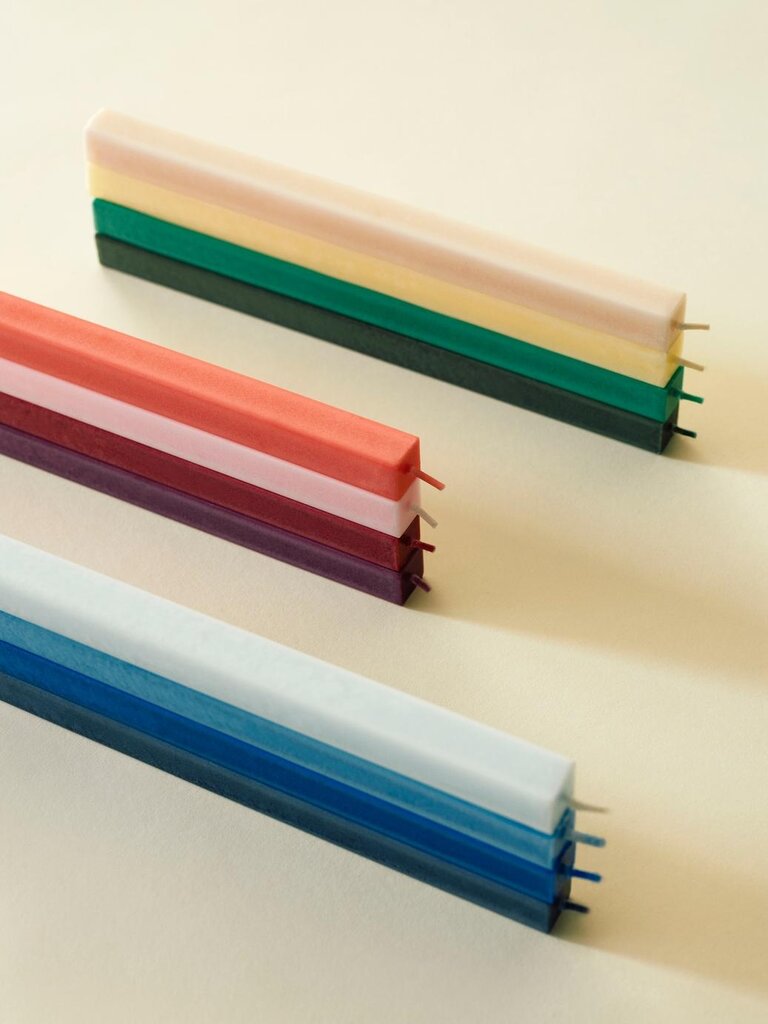 HAY Square Candle - Set of 4
