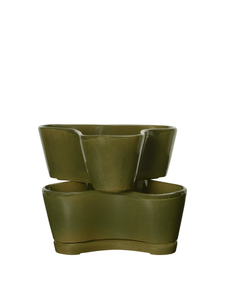 ferm Living Gemi Stackable Planters - Set of 2