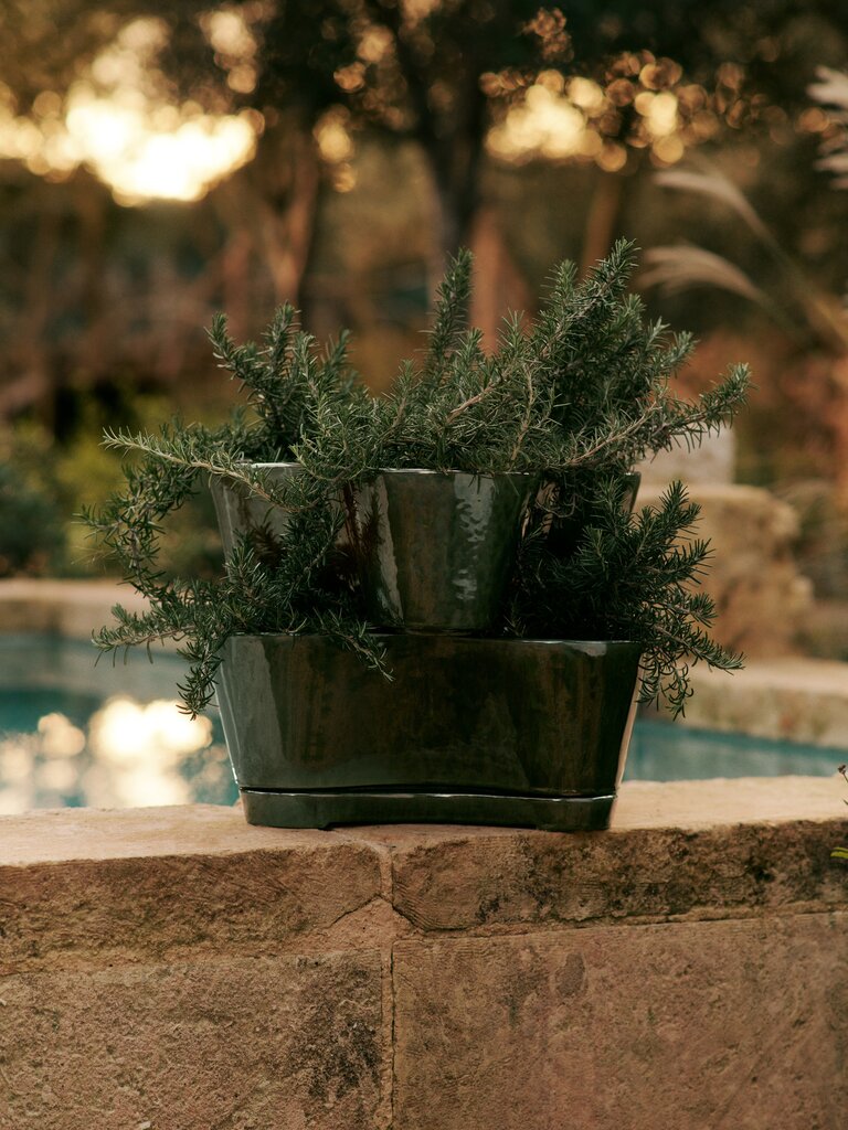 ferm Living Gemi Stackable Planters - Set of 2